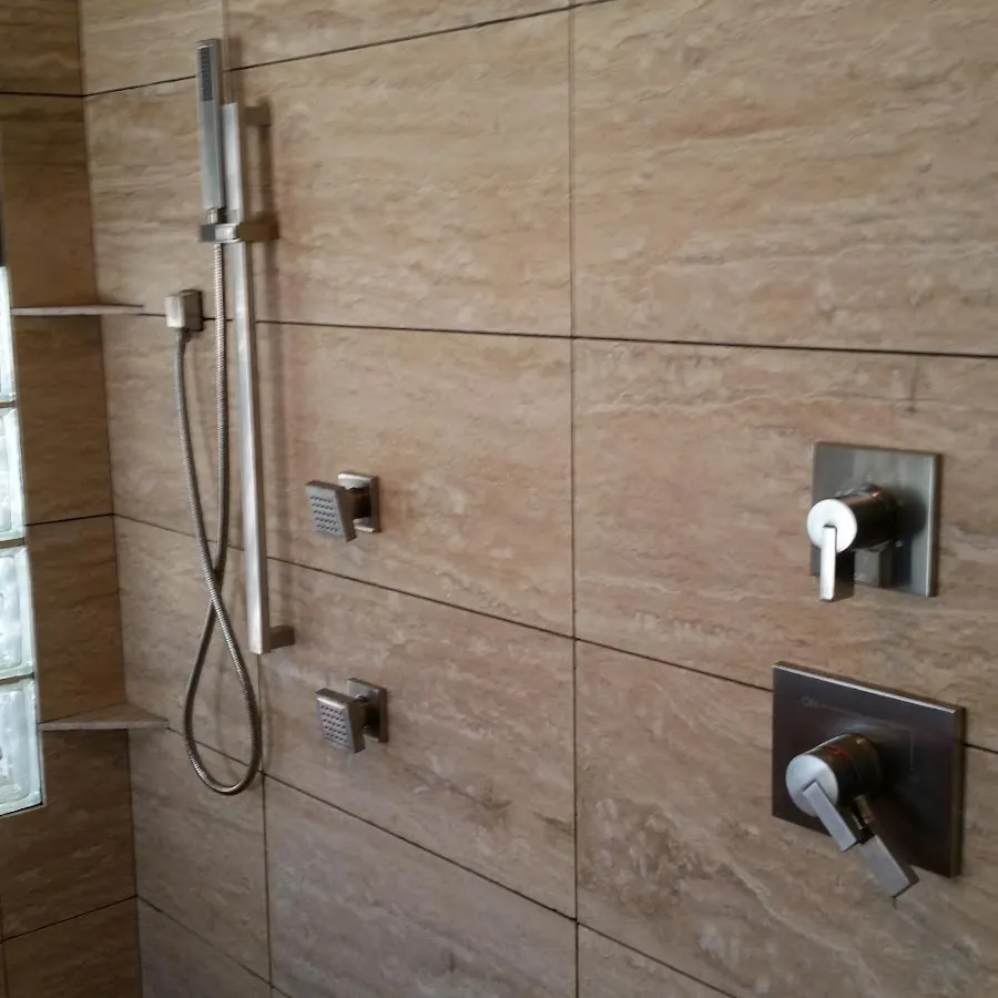Shower fixture installation for Water Heater Replacement in Clinton